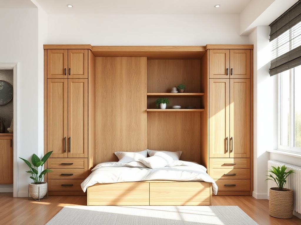 Murphy Bed Woodworking Plans Murphy bed woodworking plan for studio apartment
