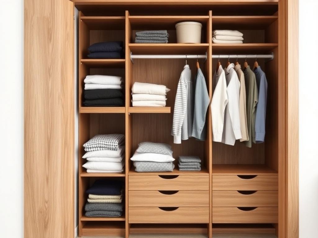 Space Saving Closet Organizer Plan Space saving closet organizer woodworking plan